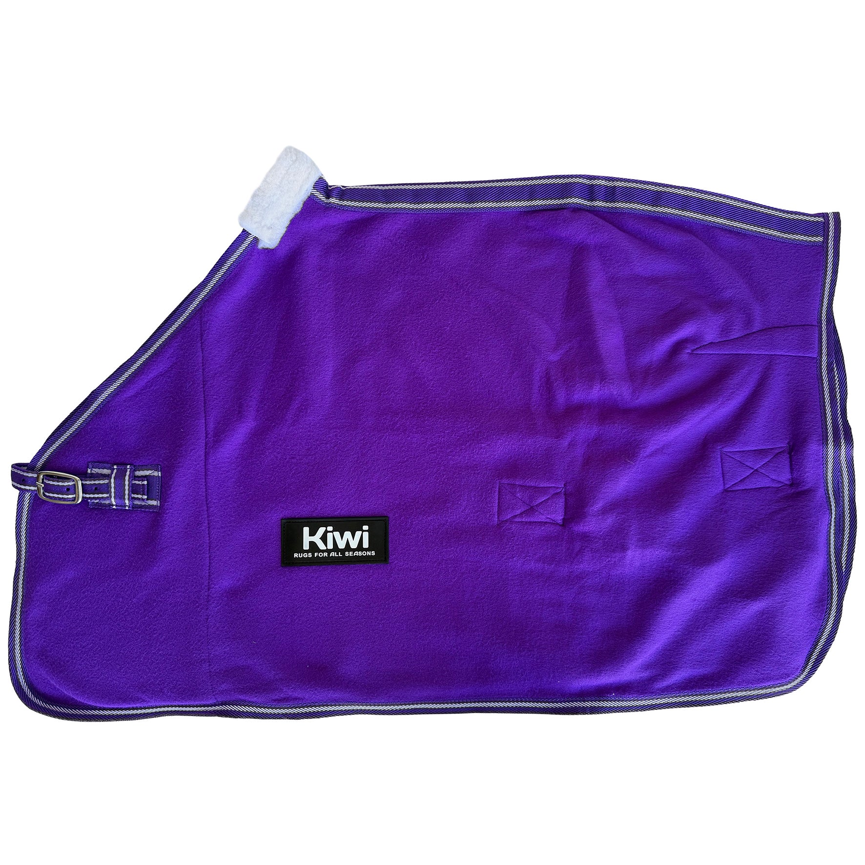 Kiwi Mini Fleece Rug Navy Blue / 24