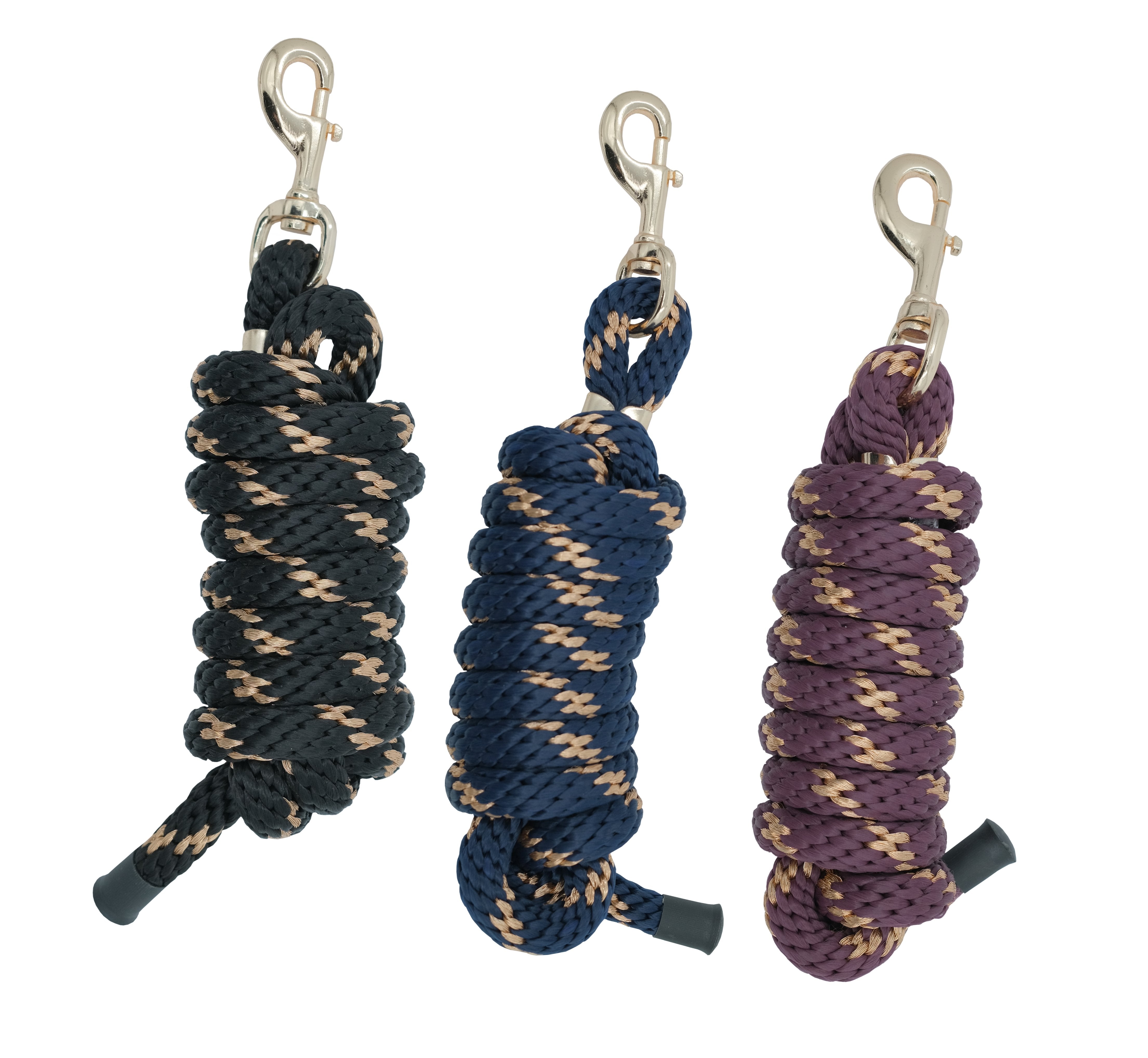 Enzo Classic Lead Rope Black/Gold / All