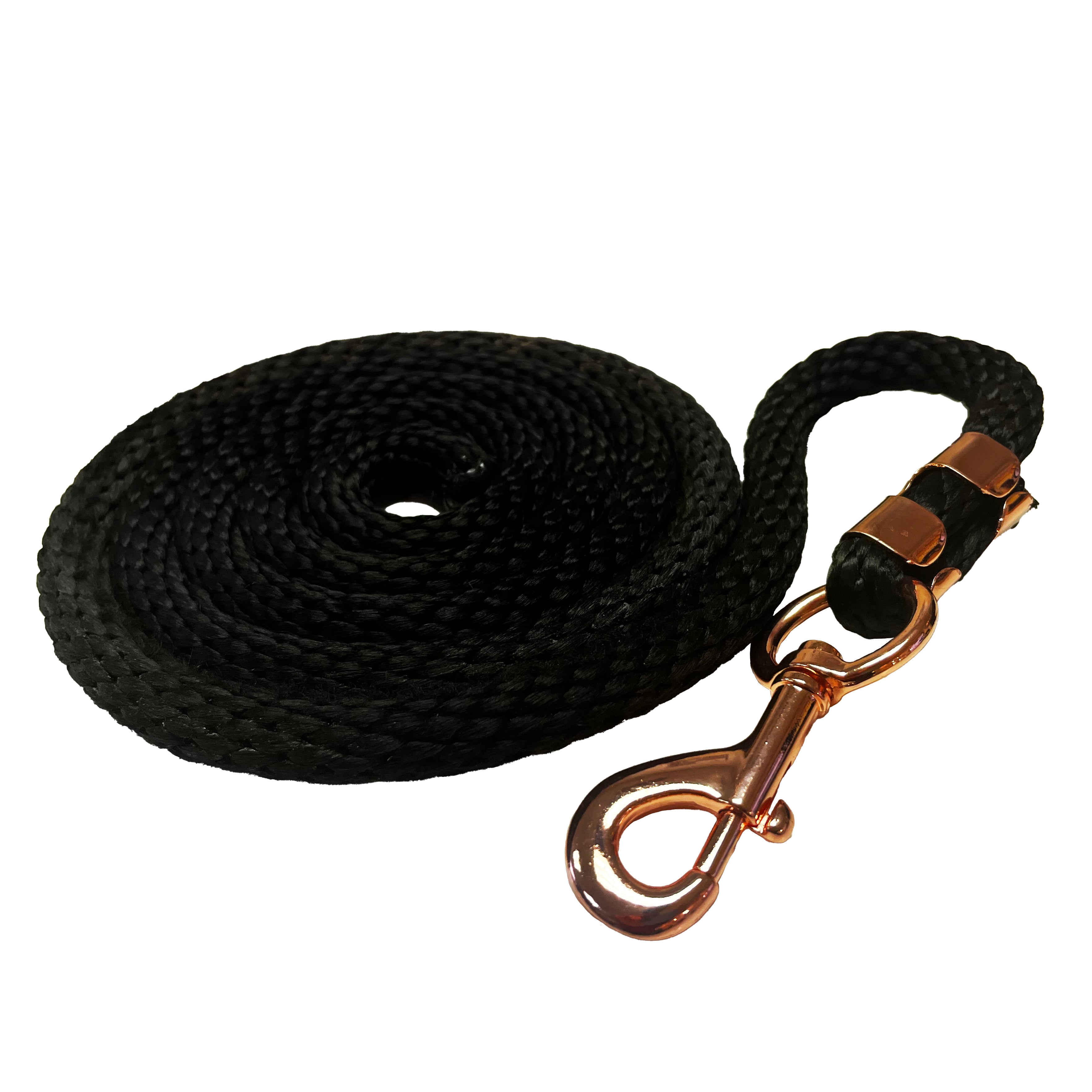 Enzo Ruffle Satin Lead Rope(Black)