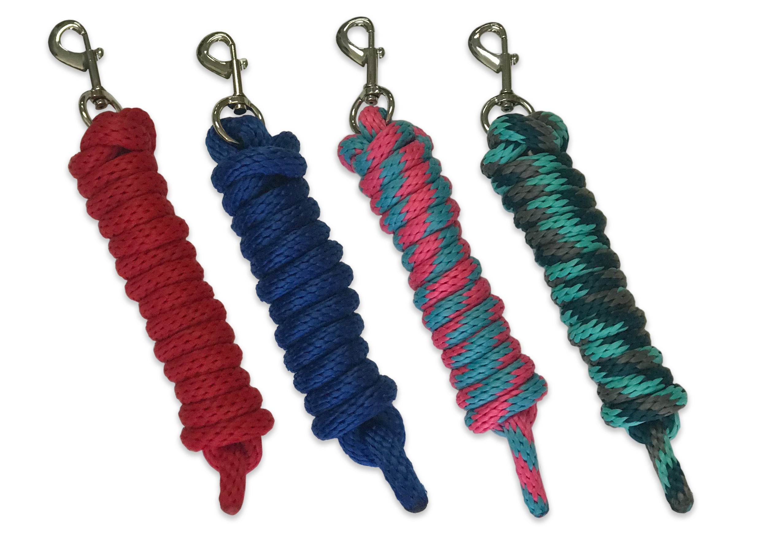 Polyprop Lead Rope Silver Clip (Asst)