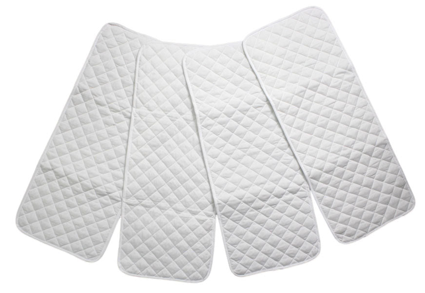 Stitched Leg Wraps Set of 4 (Wht)