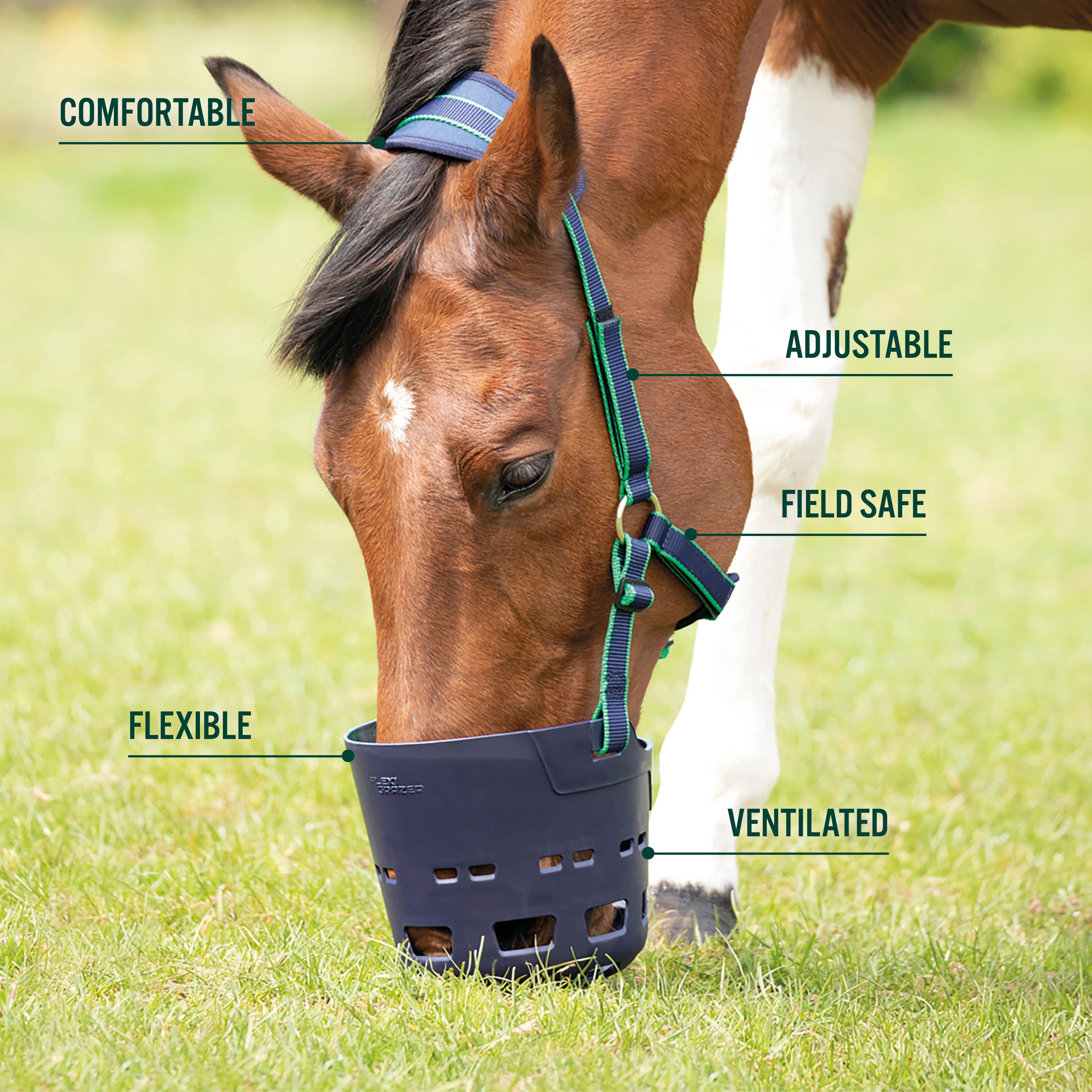 Shires Flexi Grazer Muzzle One / Full