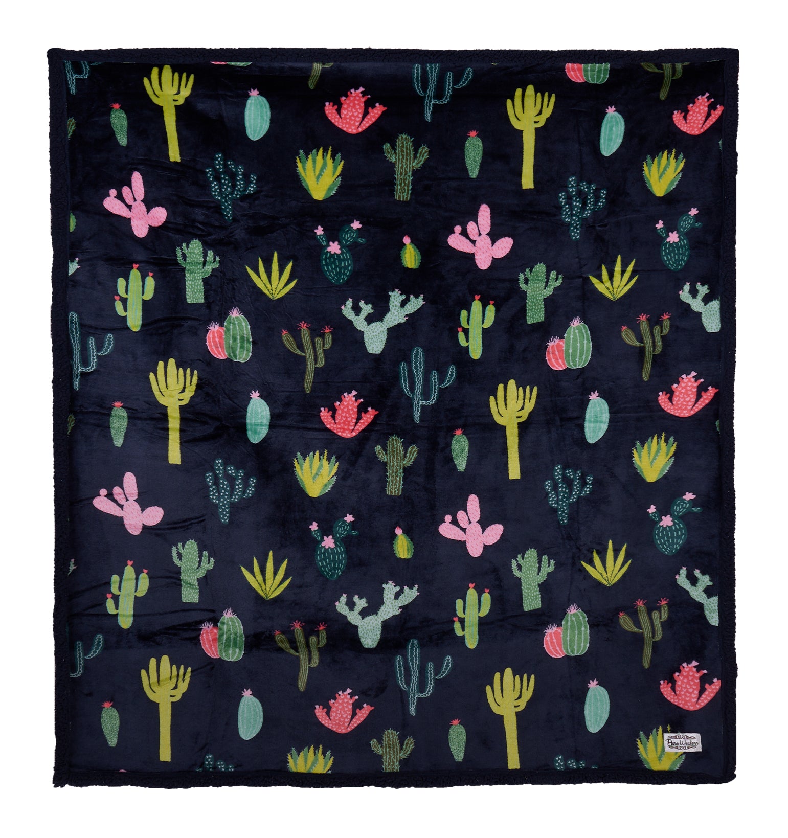 Pure Western Cactus Snuggle Rug