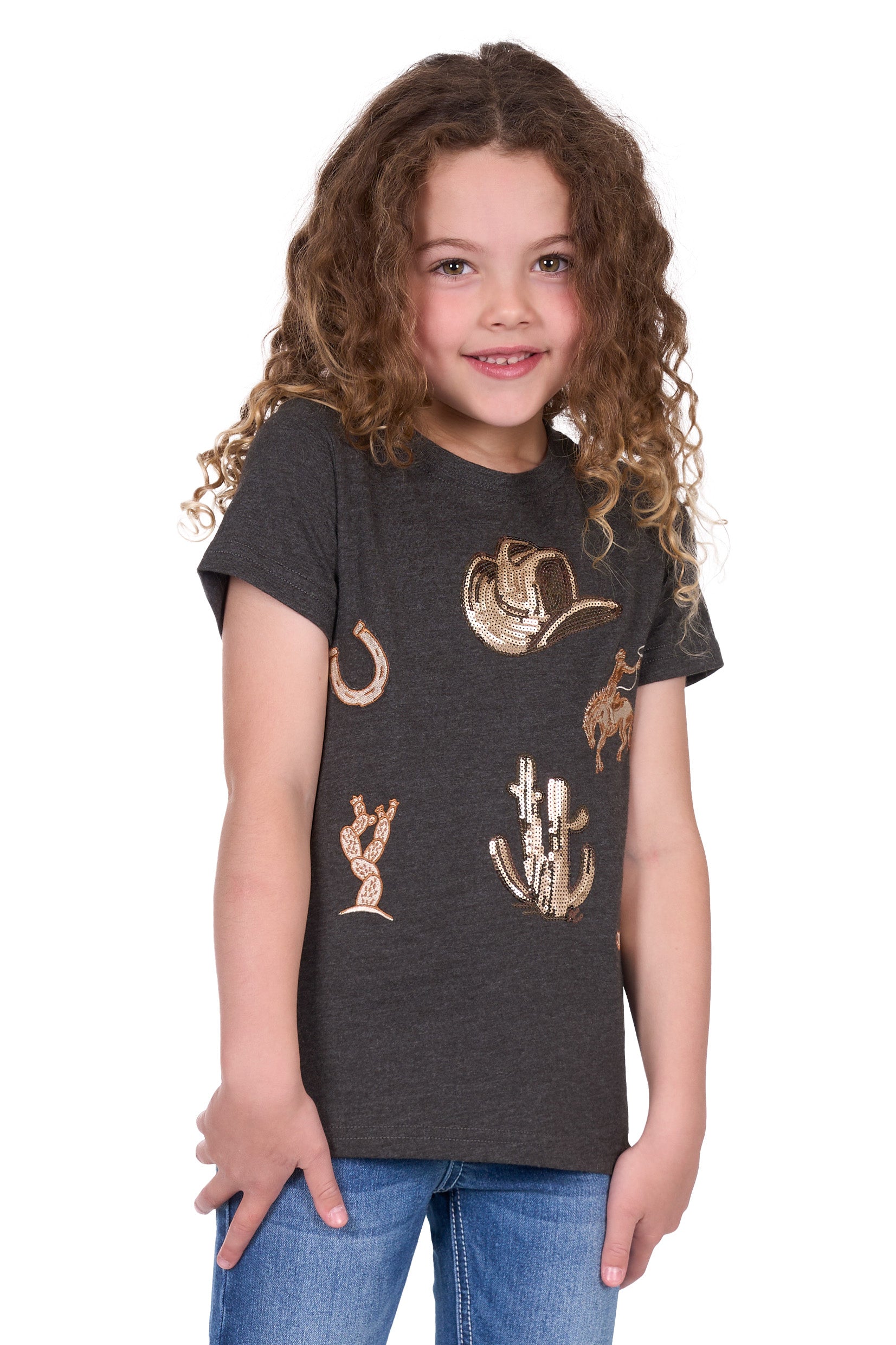 Pure Western Girls Bonita SS Tee One / 10