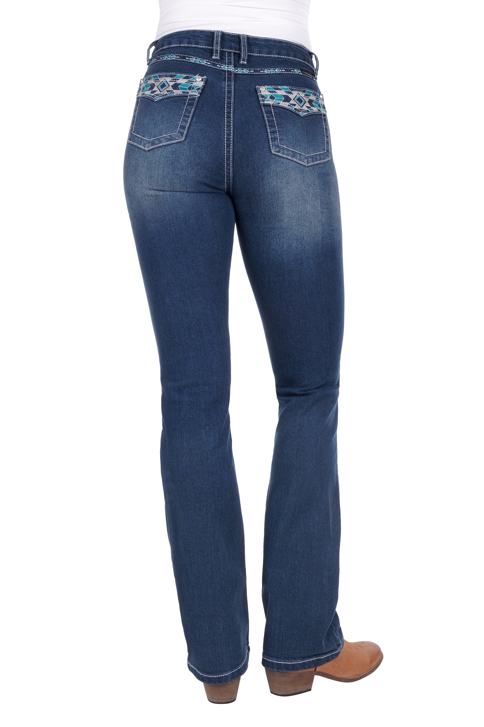 Pure Western Wms Abbi HW Bcut Jean 34 One / 34
