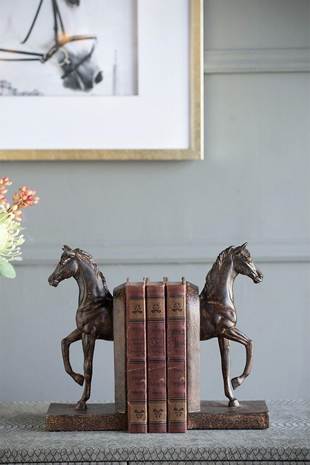 RMB Horse Bookends Brown / All
