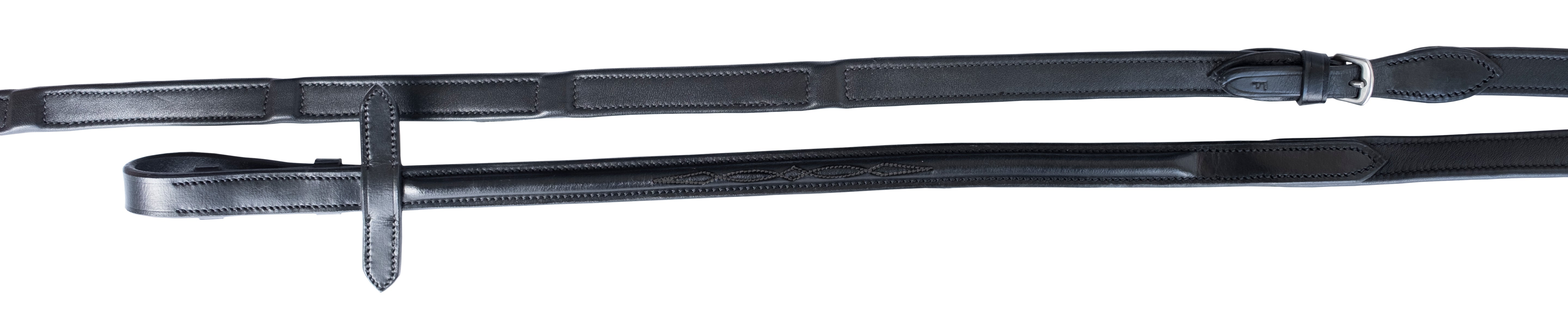 David Paul Softy Lthr Rein w/Notch Black / All