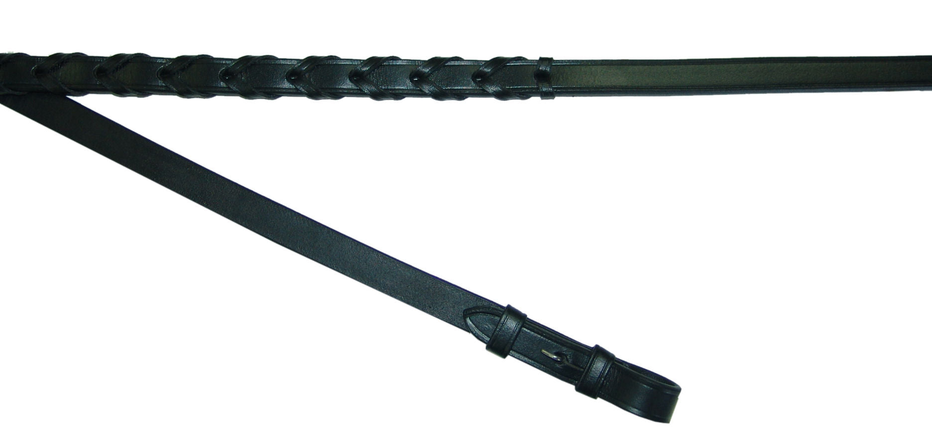 Enzo Leather Reins Laced Black / All