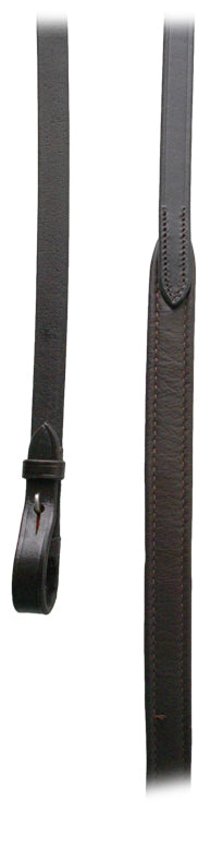 Enzo Leather Padded Softy Reins Brown / 5.8