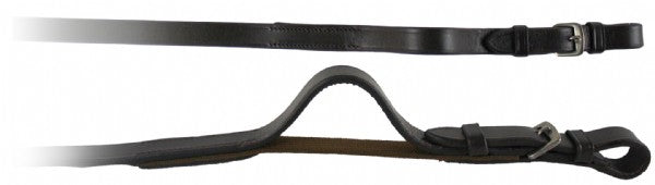 Enzo Leather Reins w/Elastic Brown / All