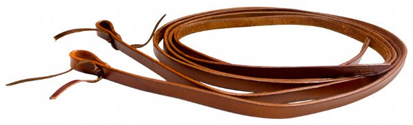 Origin Leather Split Reins 8ft Dark Tan / 8ft