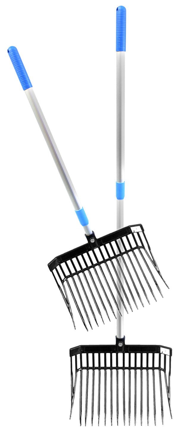 Plastic Stable Fork w/Telescopic Handle