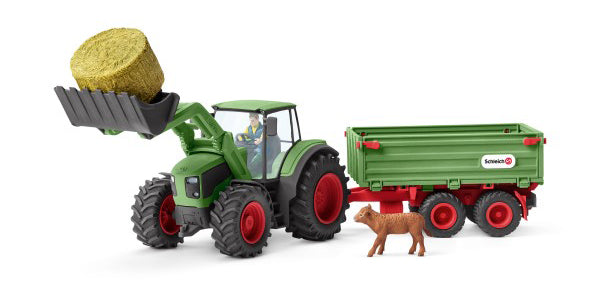 Schleich Tractor with Trailer