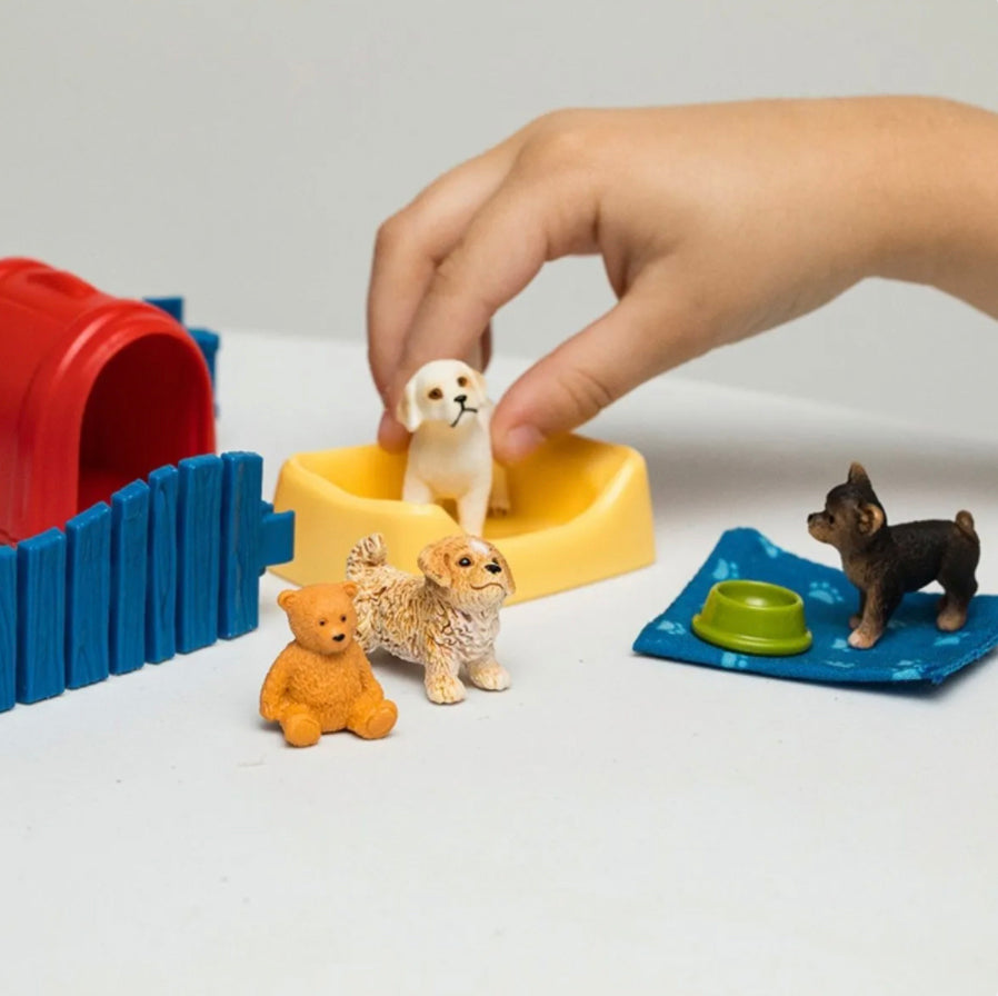 Schleich Puppy Pen