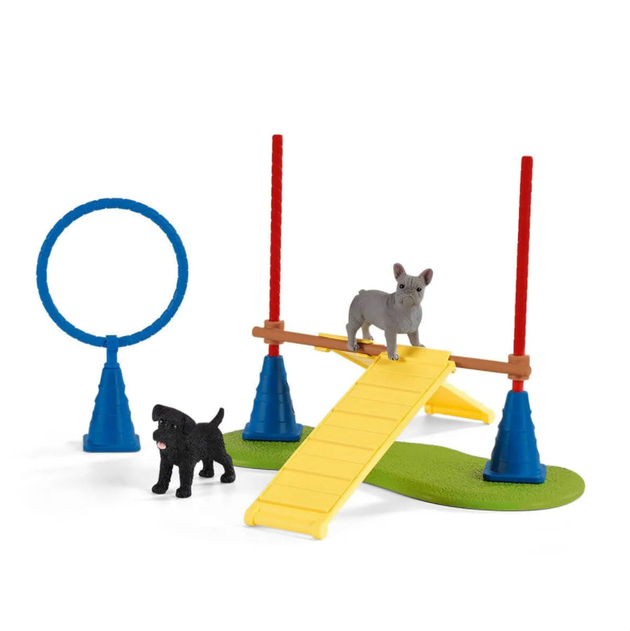 Schleich Puppy Agility training%
