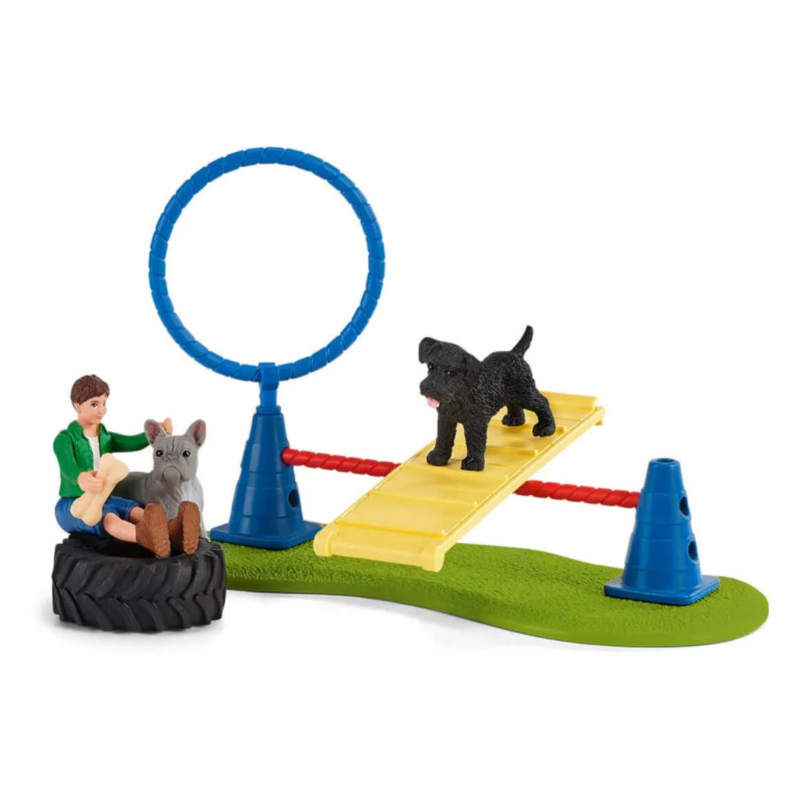Schleich Puppy Agility training%