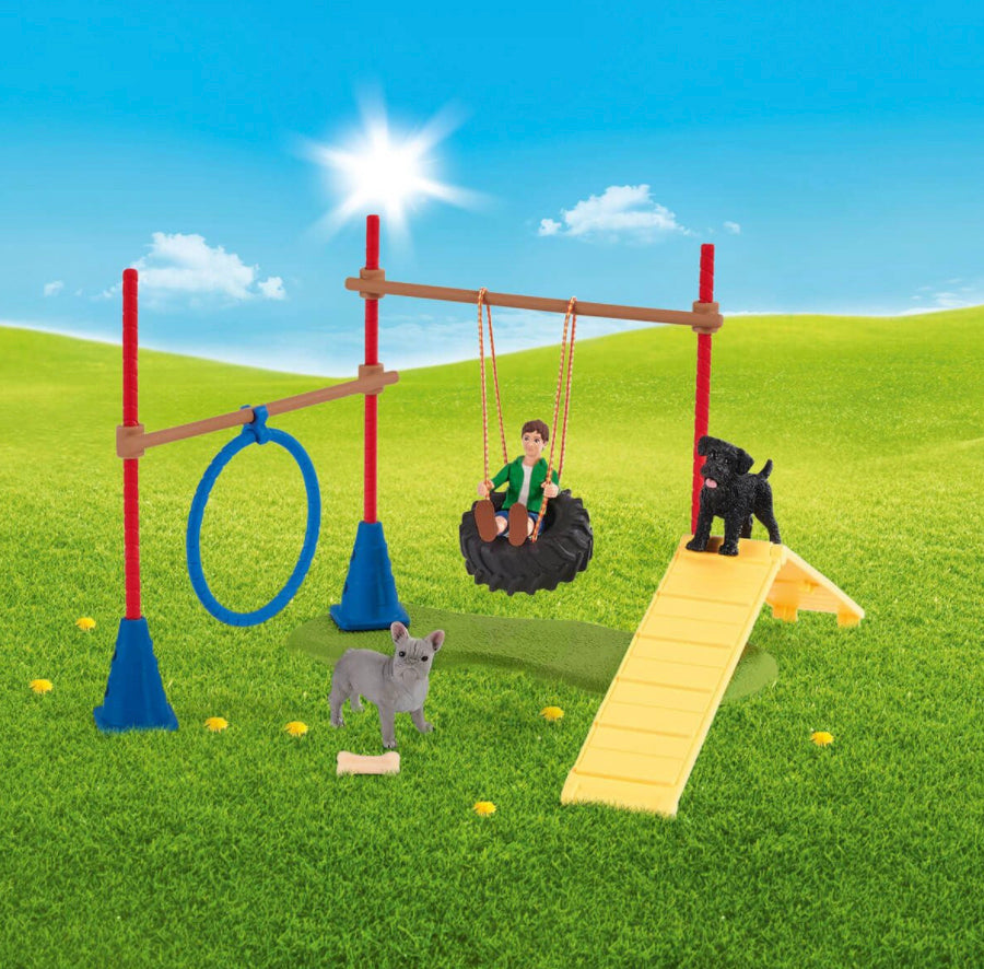 Schleich Puppy Agility training%