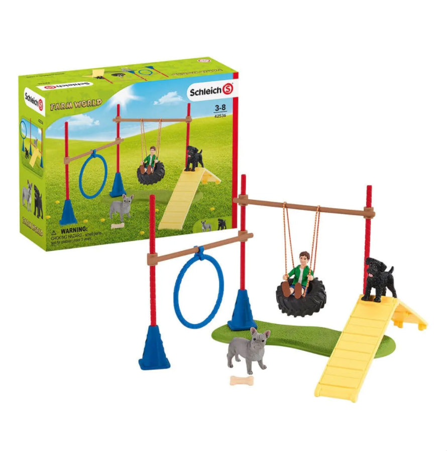 Schleich Puppy Agility training%