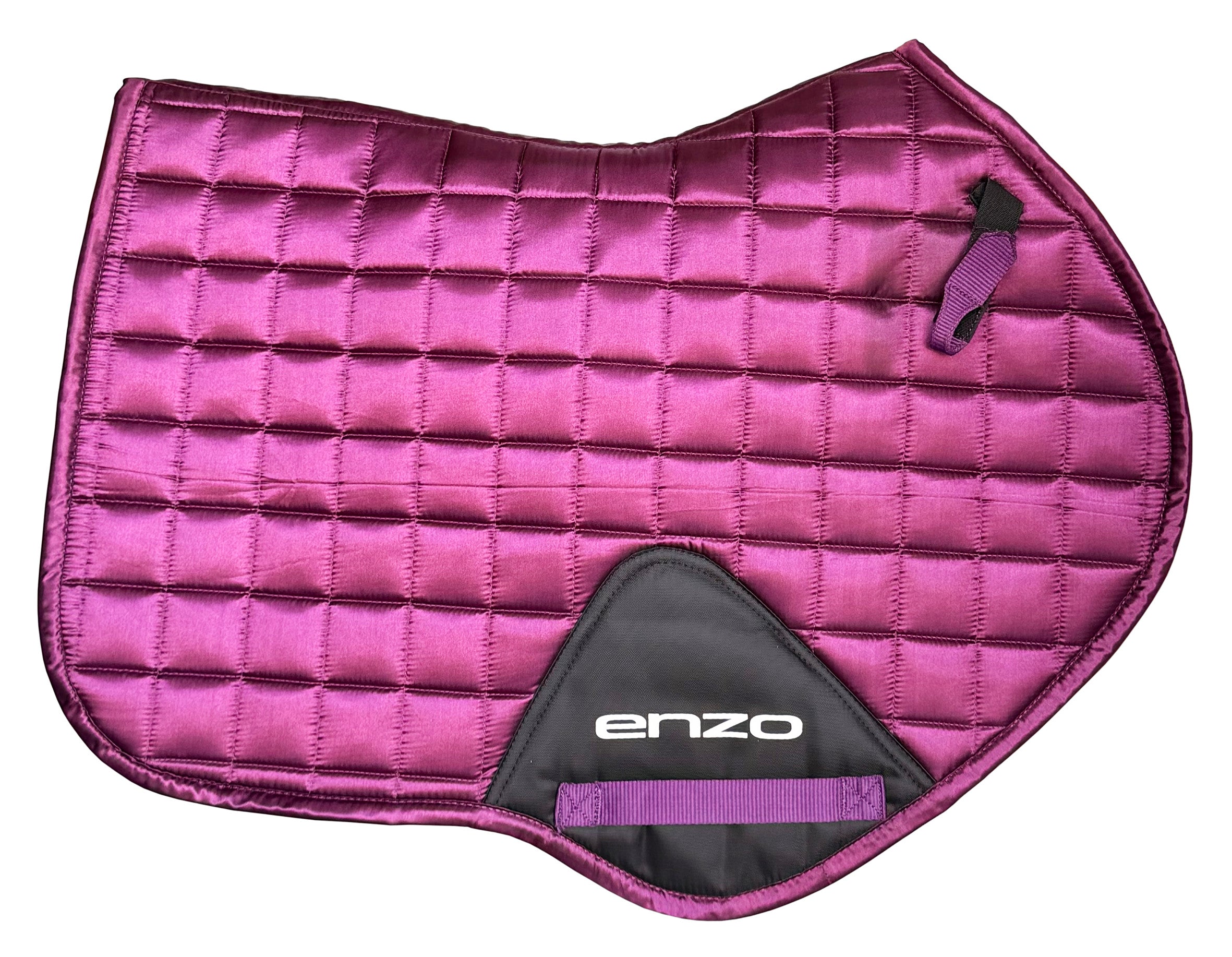 Enzo Satin Saddle Pad Pony Forest Green / All