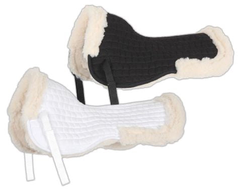 Shires FullyLined Saddle Pad H/With White / All