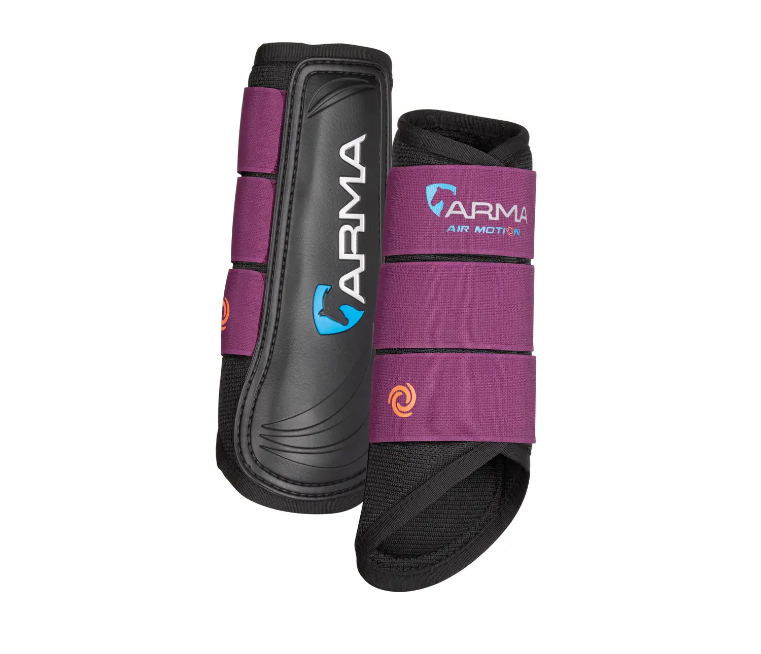Shires AirMotion Brushing Boots Black / Cob
