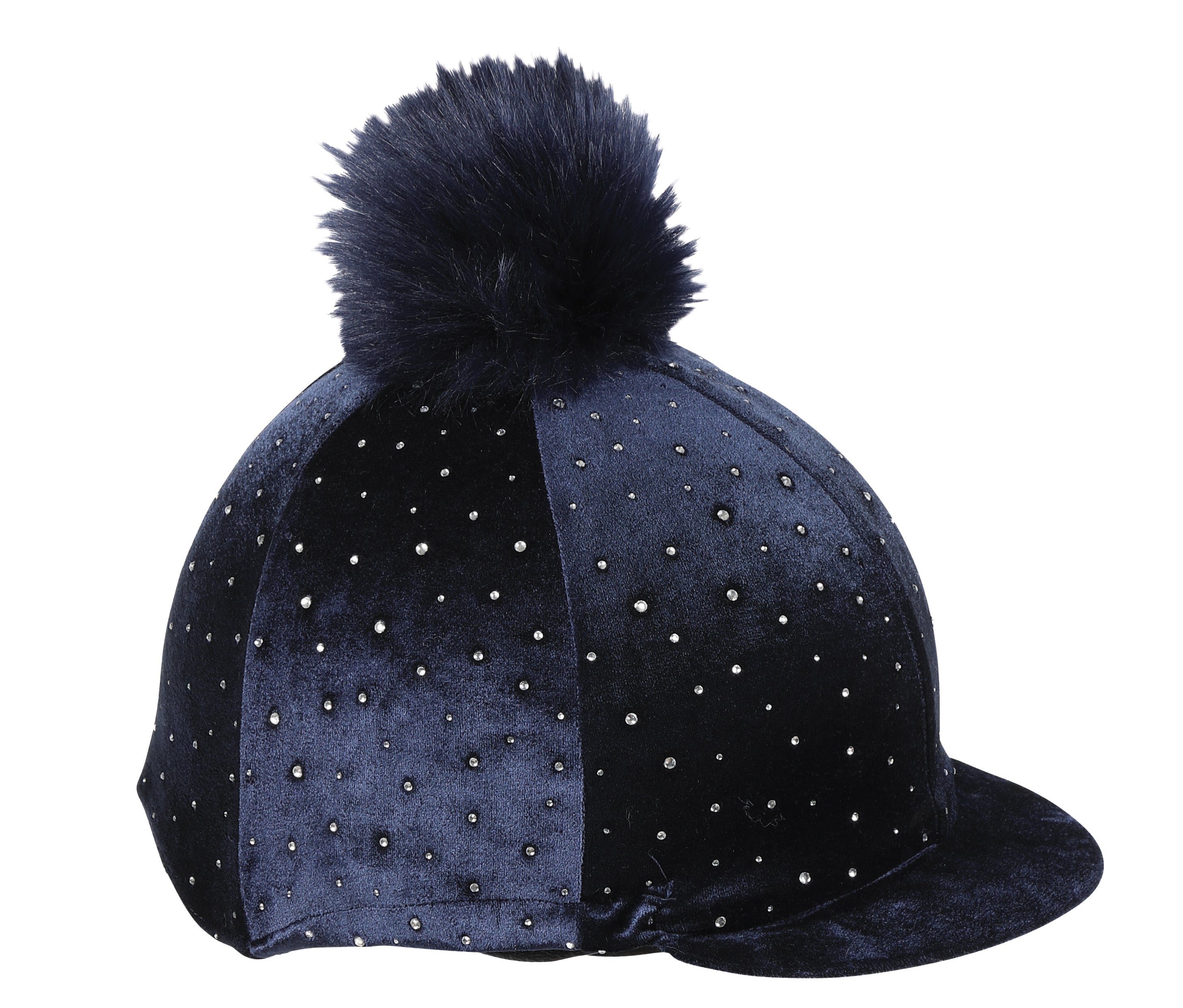Shires Velvet Sparkle Hat Cover Black / 53-57