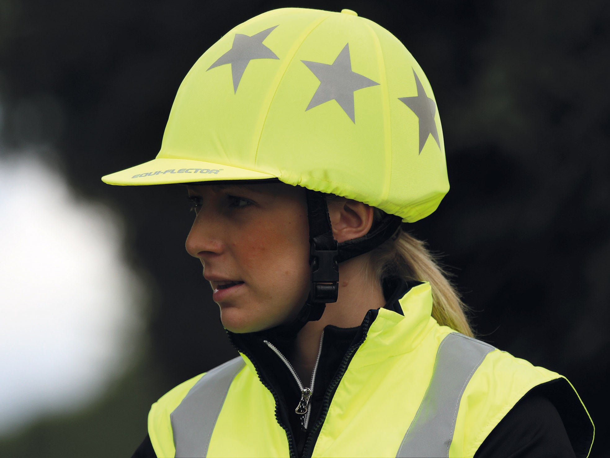 Shires Equiflector Hat Cover (Yellow)