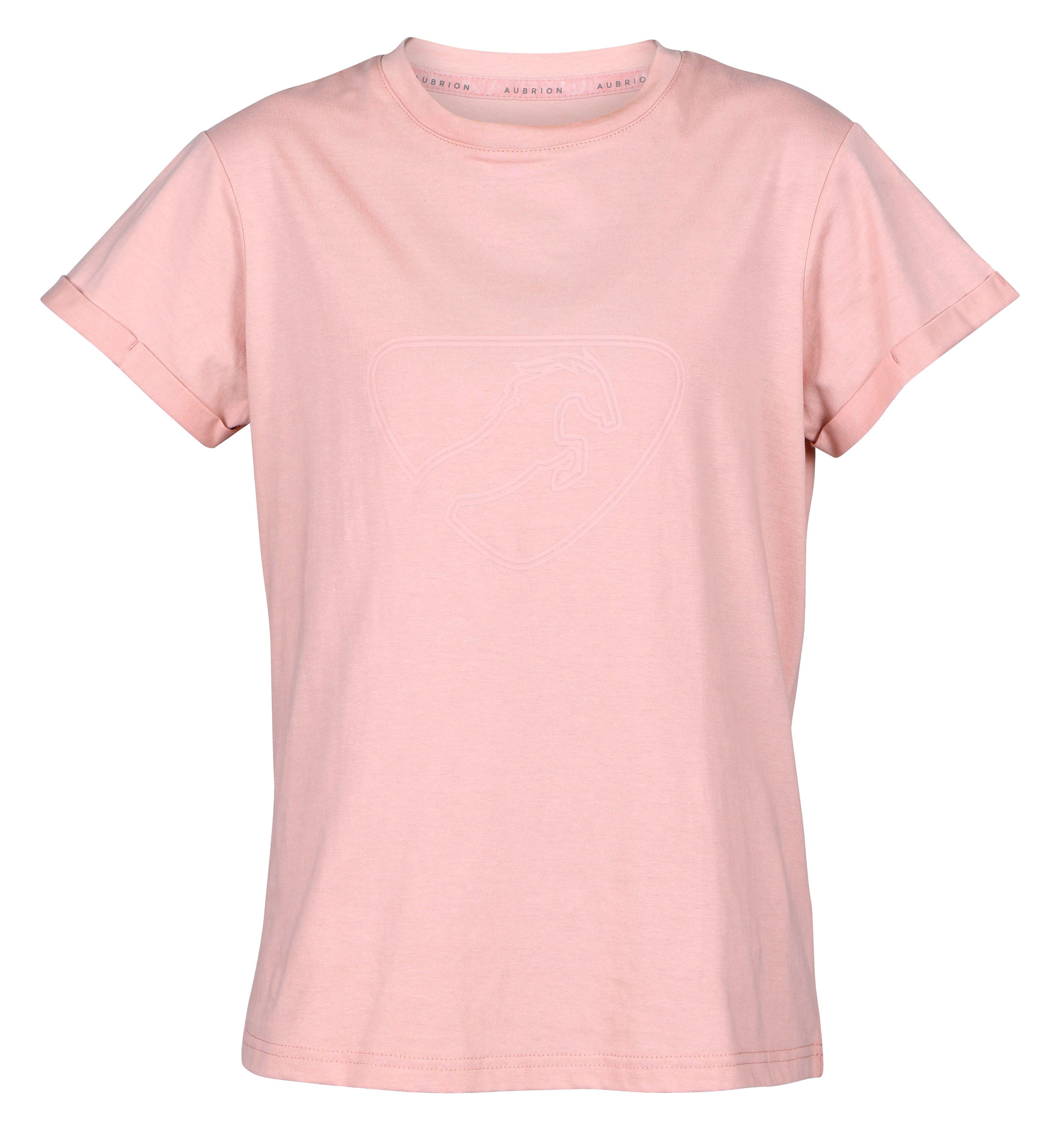 Shires Aubrion Repose T-Shirt Pink / Large