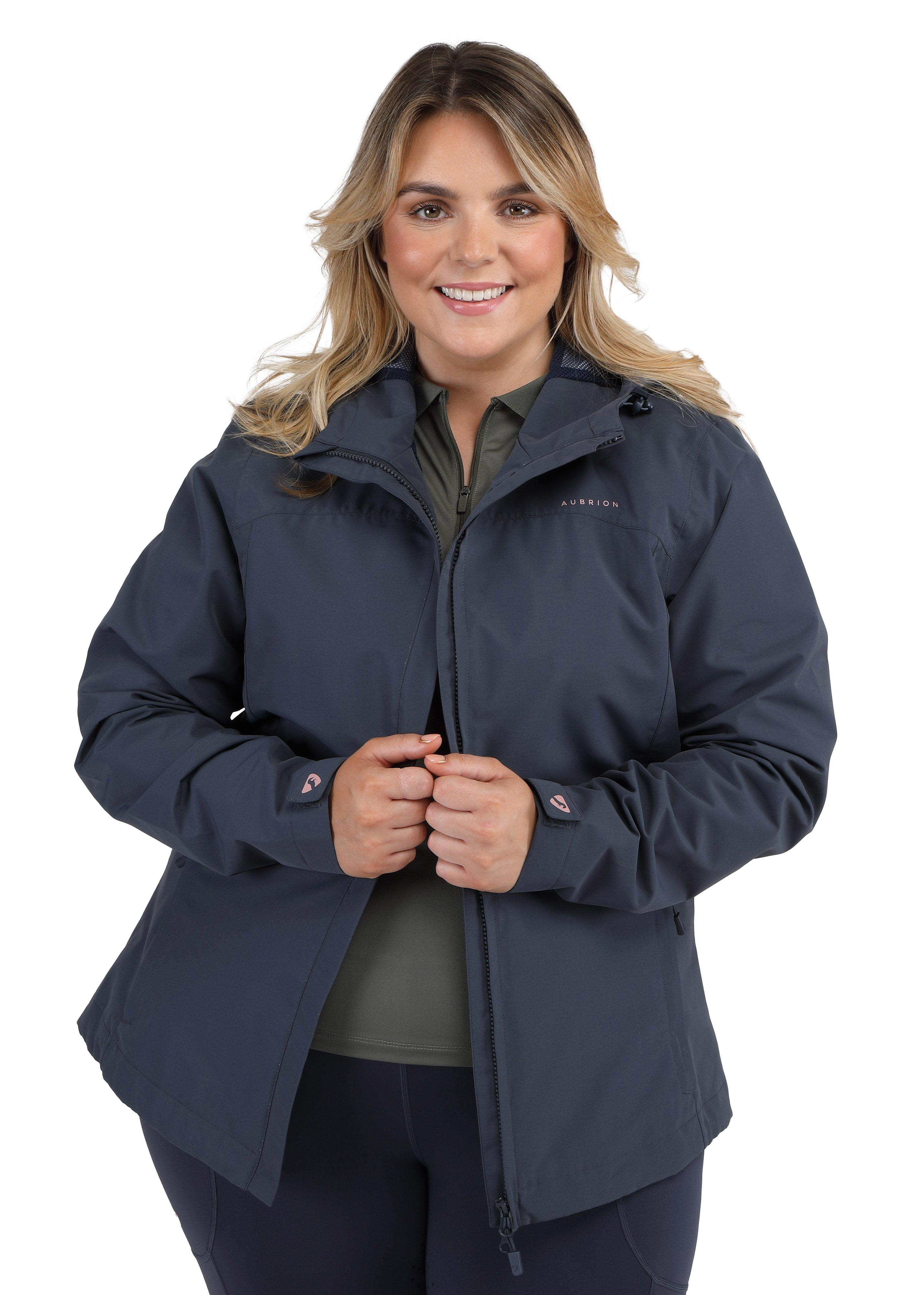 Shires Cloudburst Rain Coat Navy / Large