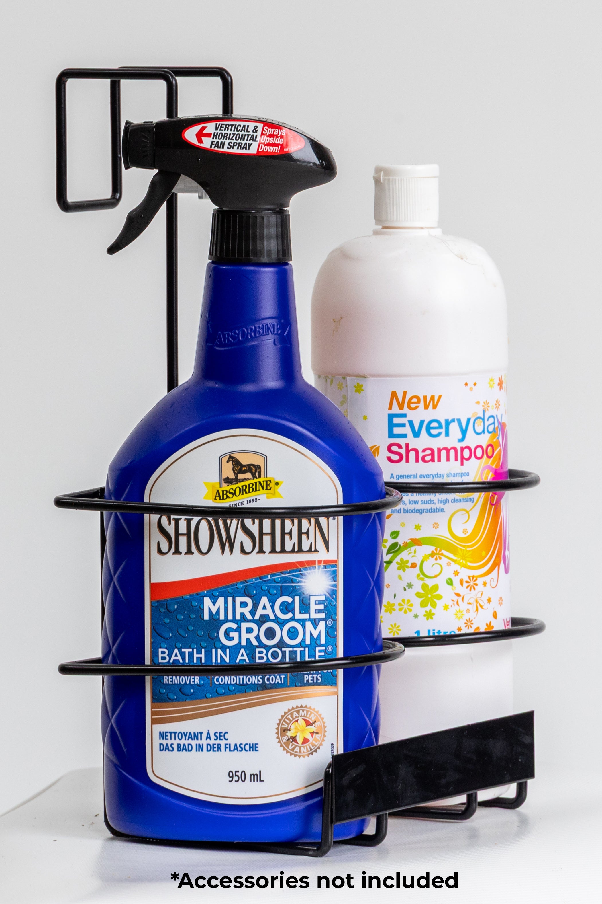 Shampoo Bottle Holder Black / All