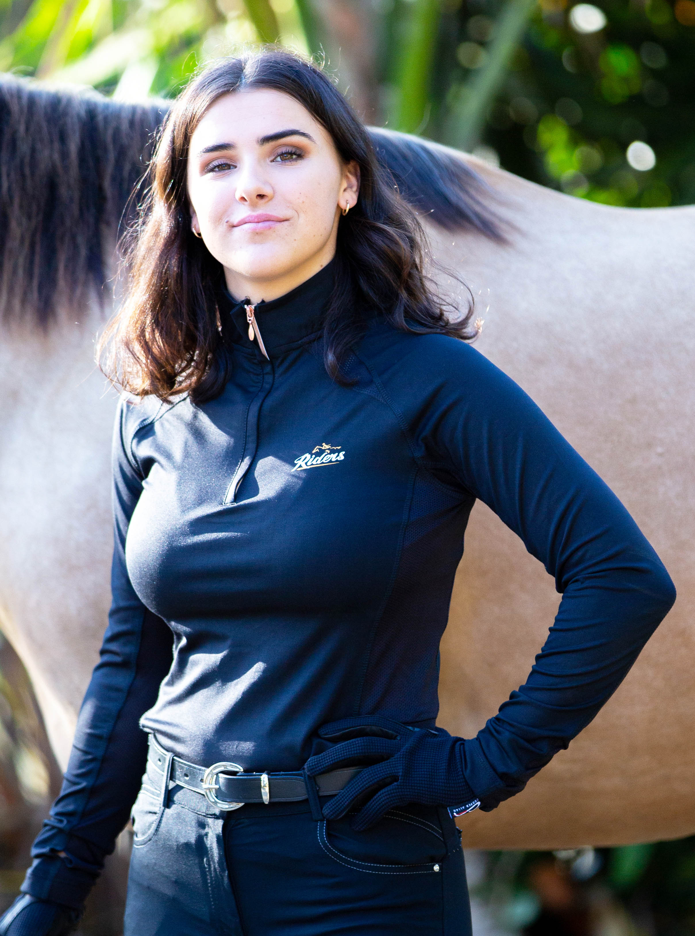 CA Riders Longsleeve Baselayer Black / X Large