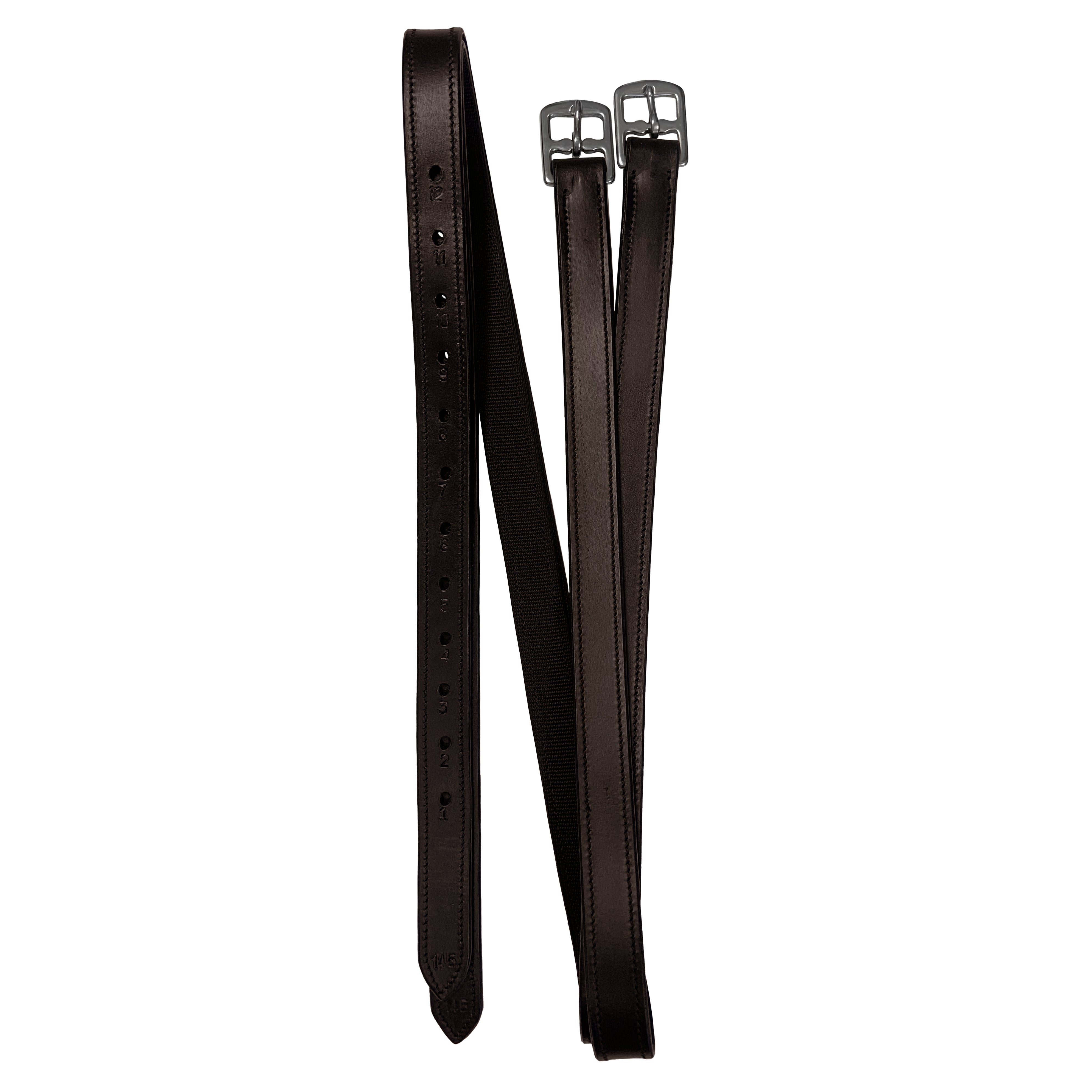 David Paul Reinforce Stirrup Leather Black / All