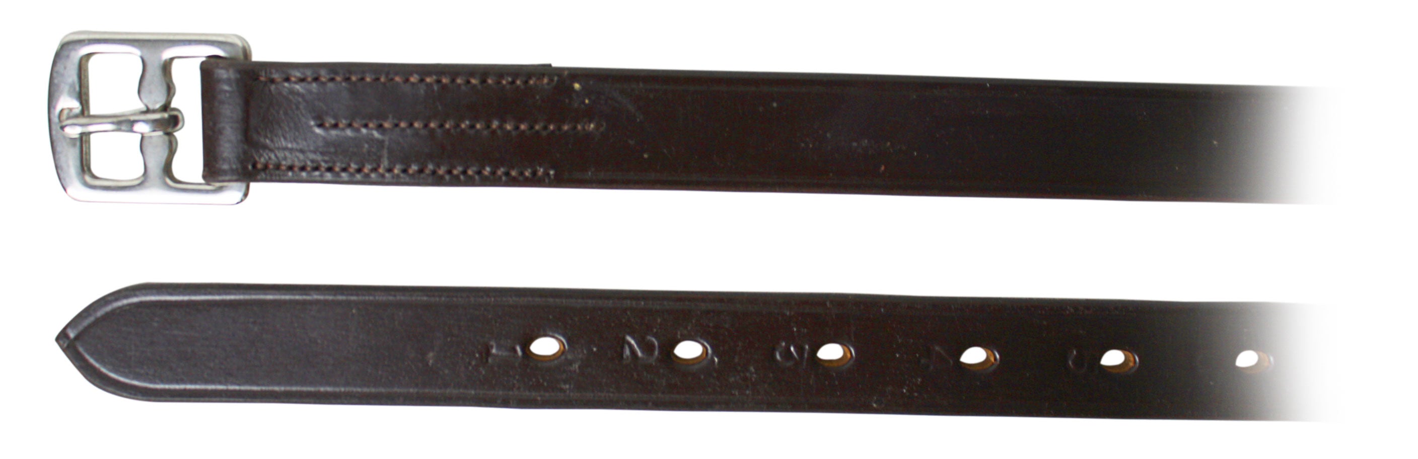 Enzo Euro Stirrup Leathers Black / All