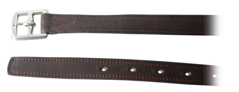 Enzo Euro Softy Stirrup Leathers Brown / All
