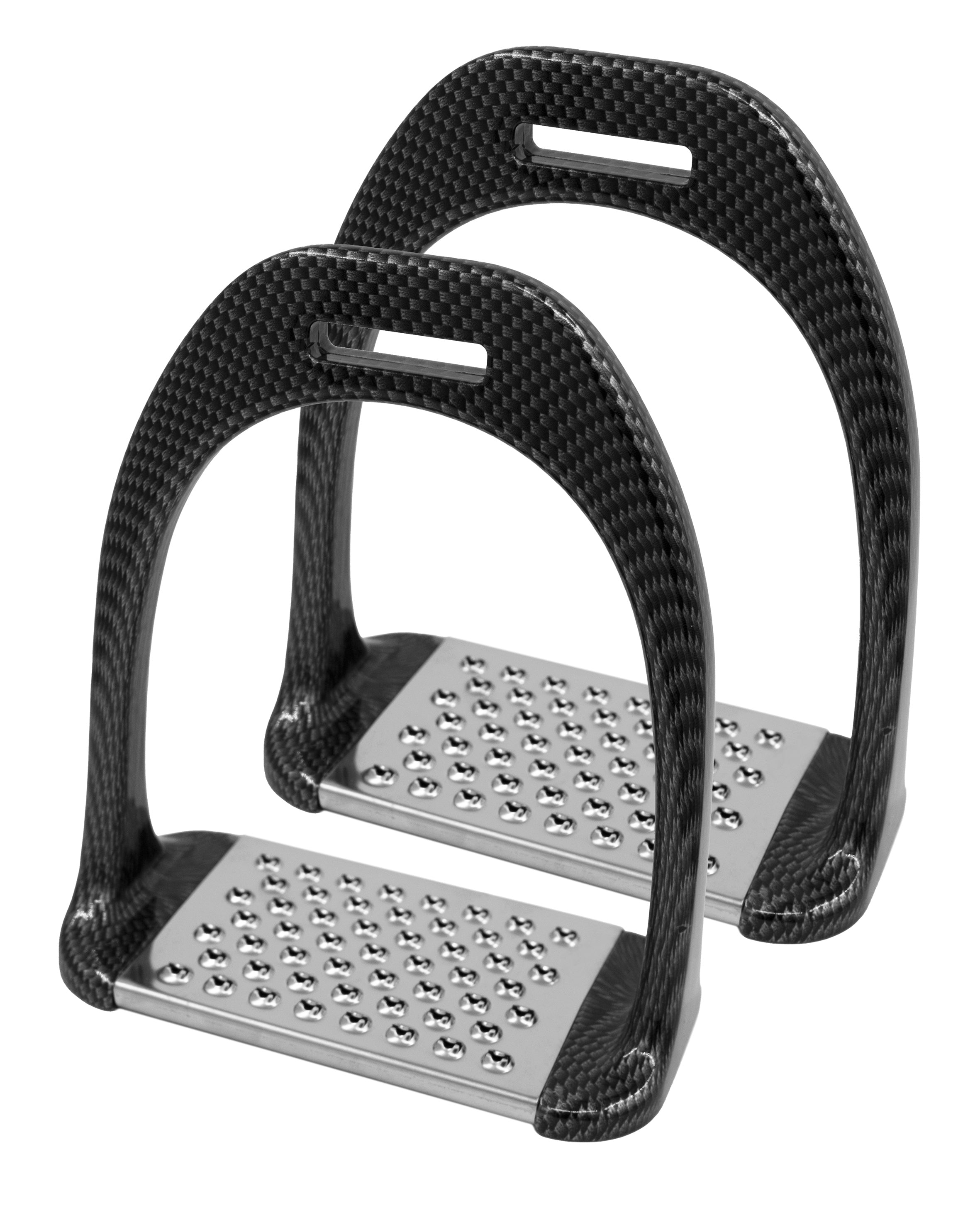 Alloy Stirrups Carbon Finished (4.75)%
