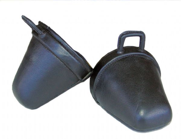 Leather Clogs (Black)%