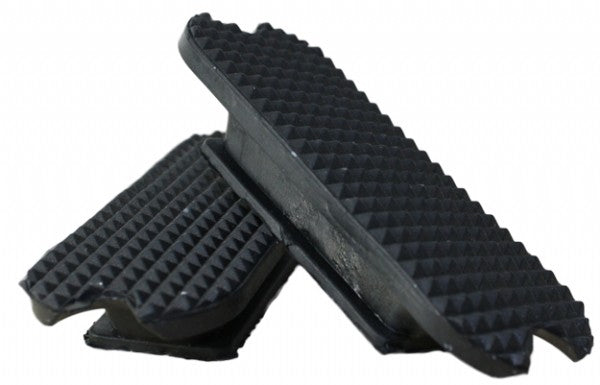 Stirrup Tread Rub Raised Black / 4.25