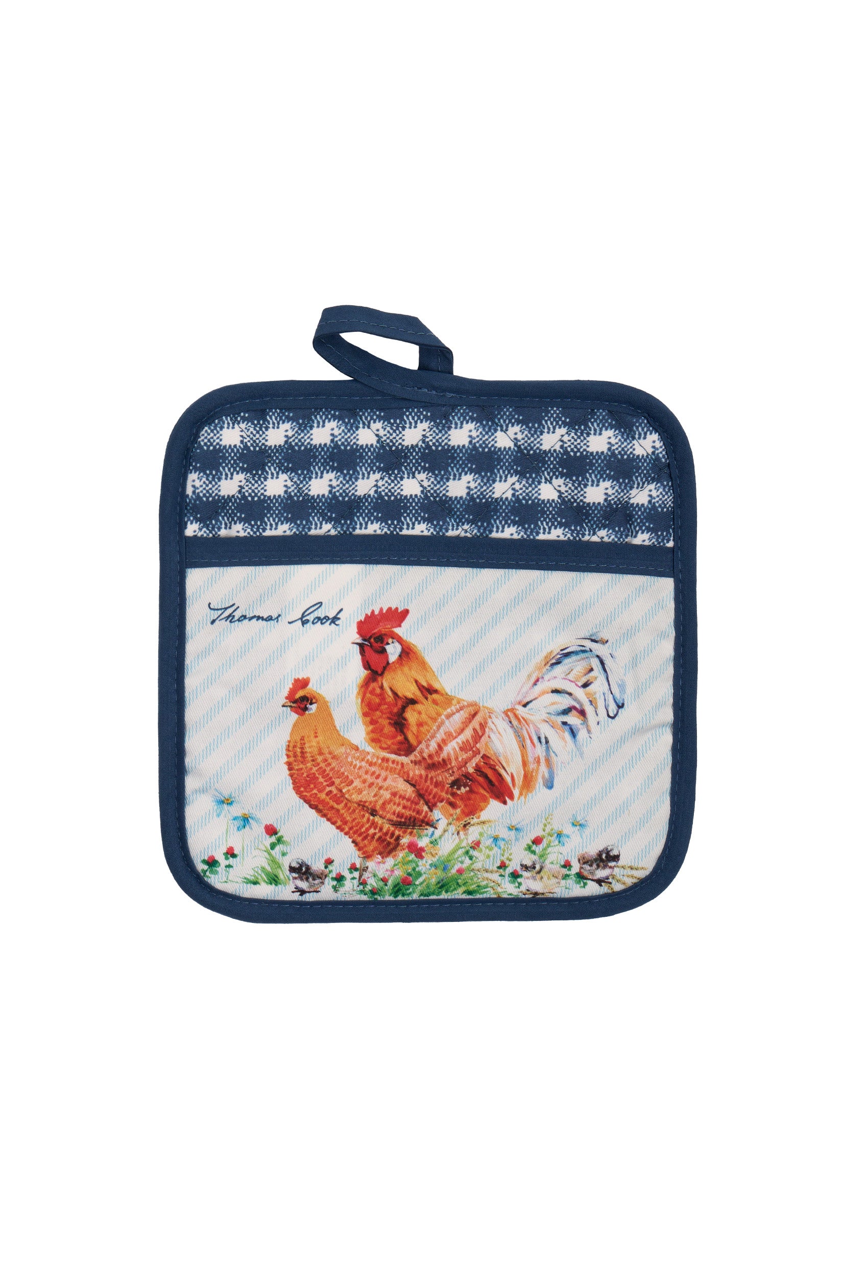 TC Oven Mitt & Pot Holder Blue / All