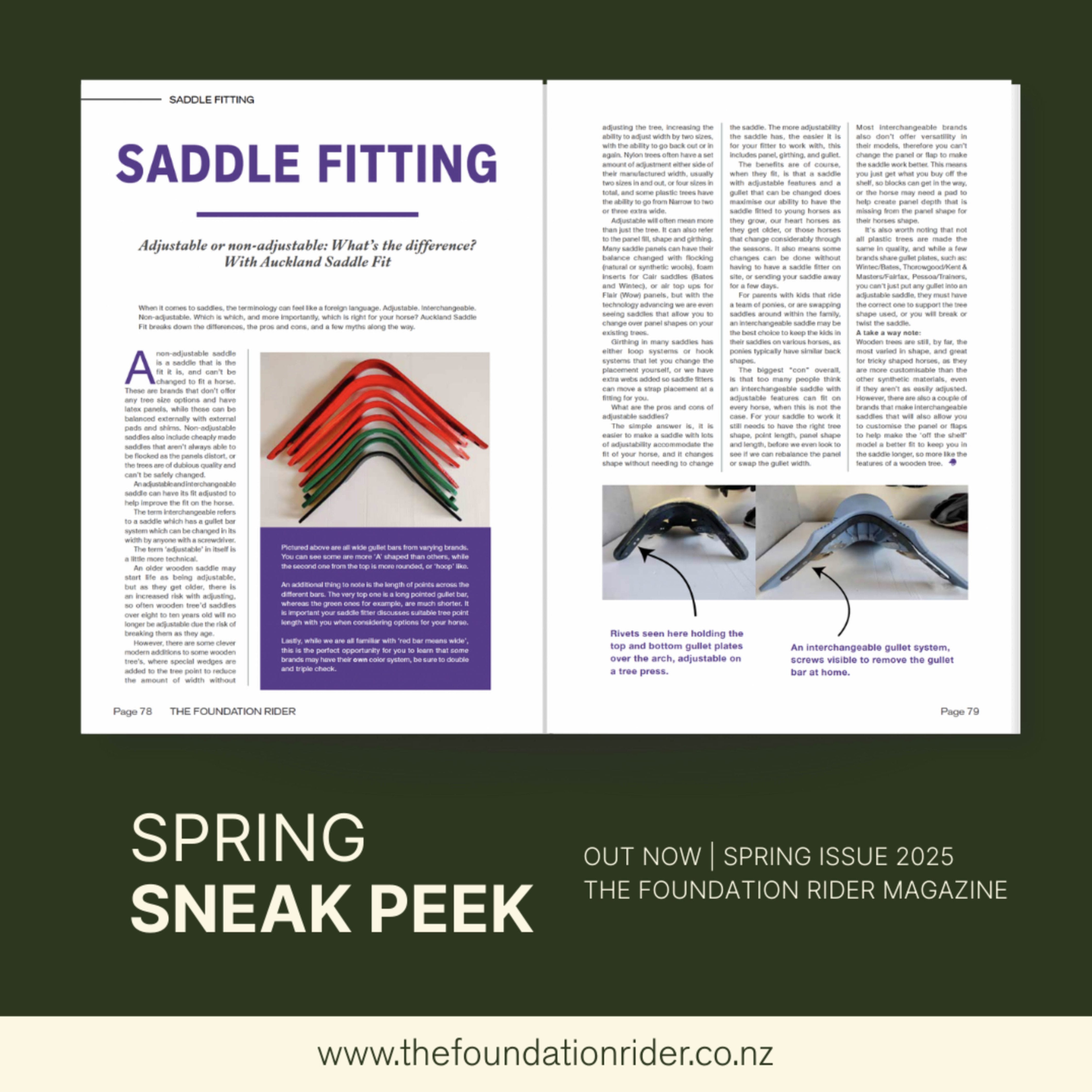 The Foundation Rider Magazine Spring