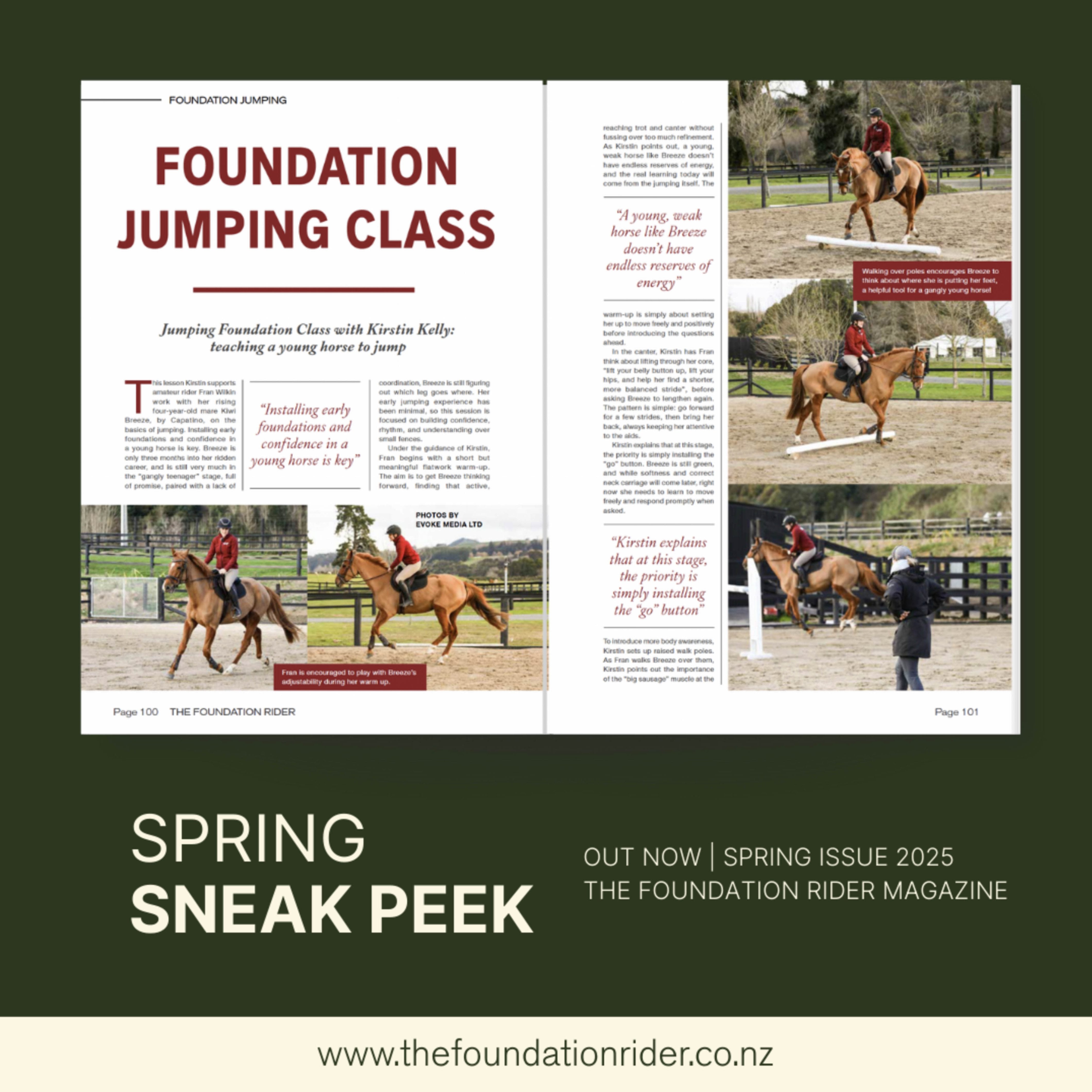 The Foundation Rider Magazine Spring