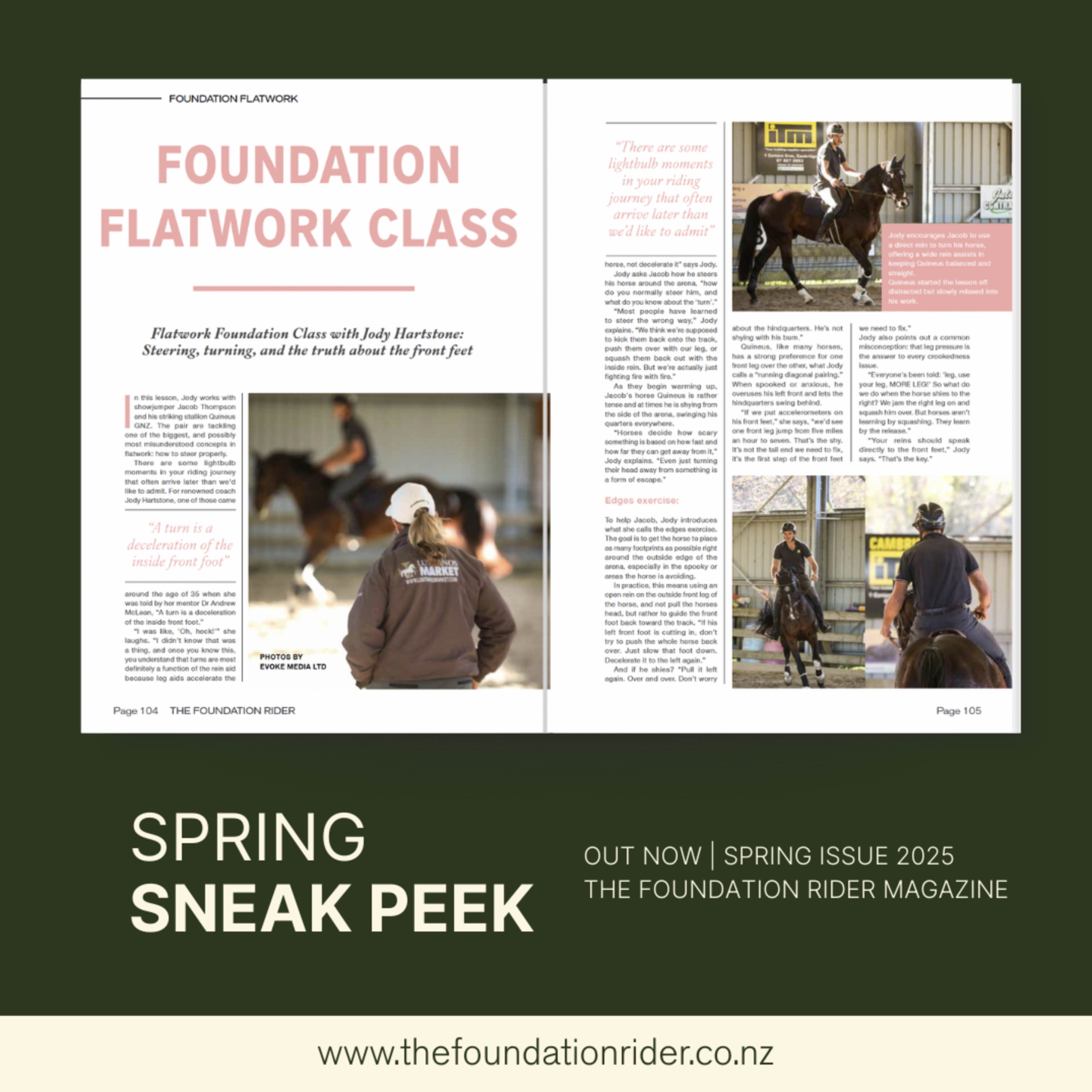 The Foundation Rider Magazine Spring