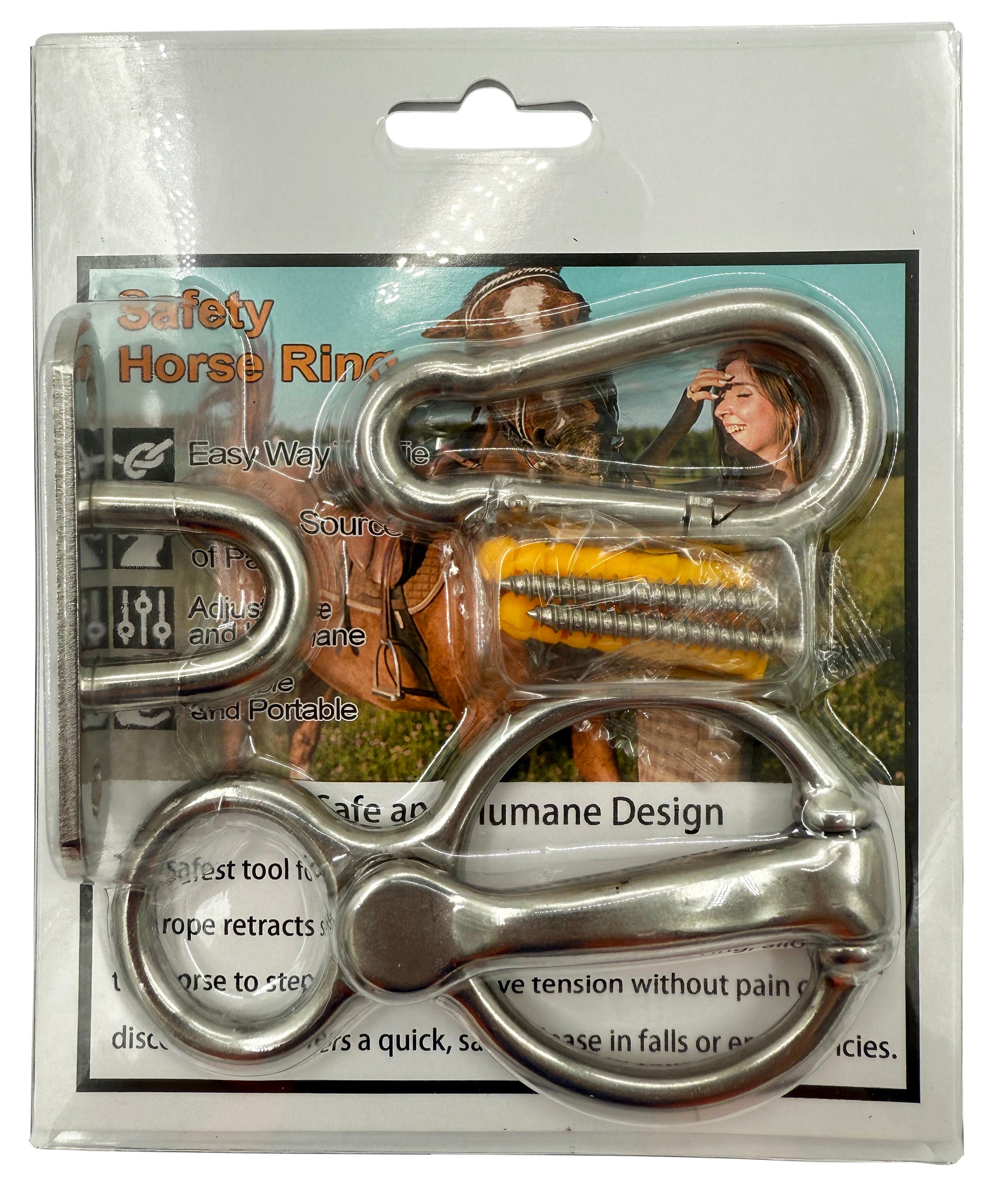 Magnetic Safe Tie Set W/2 Hole One / SS