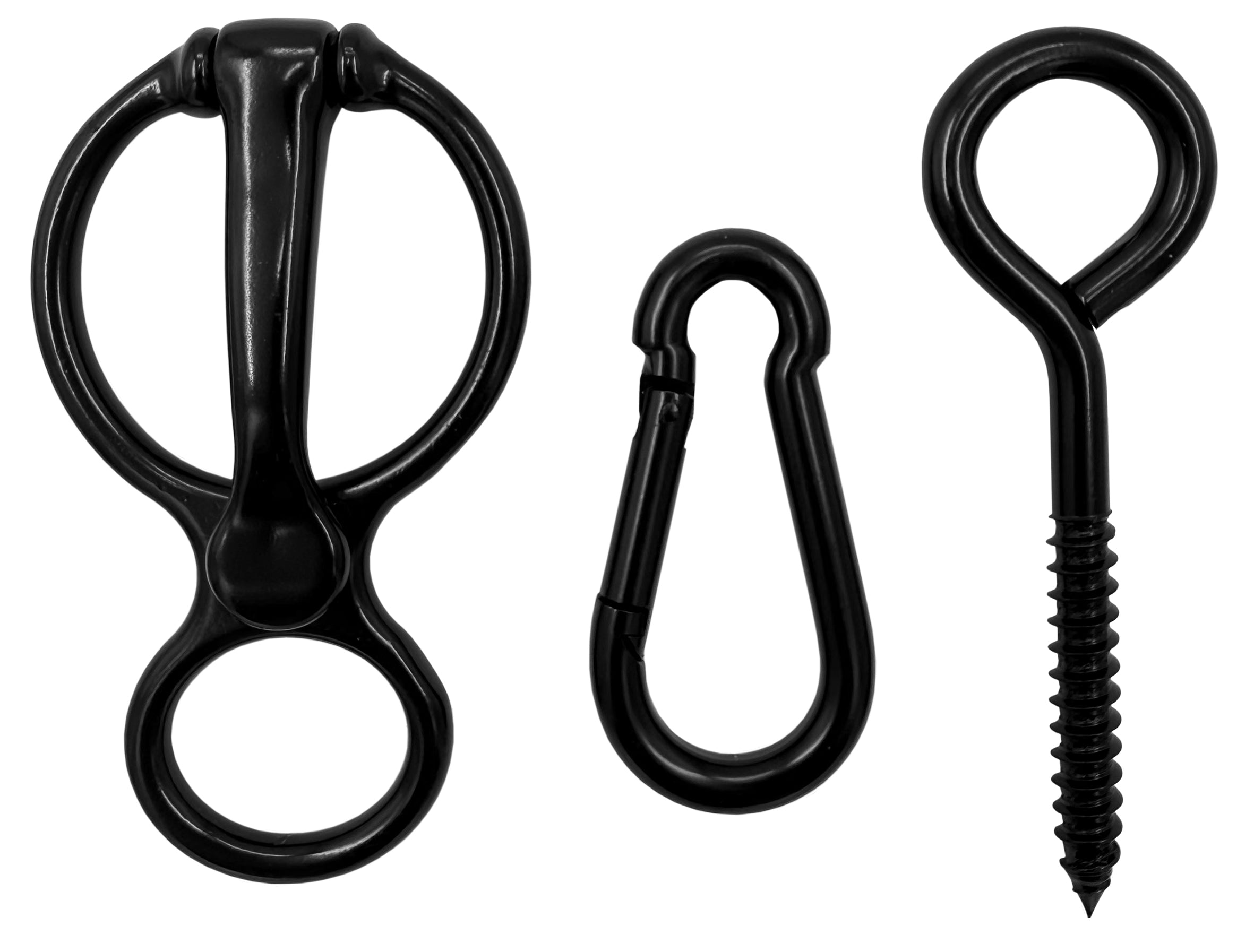 Magnetic Safe Tie Set W/Wood Screw Black / Blk