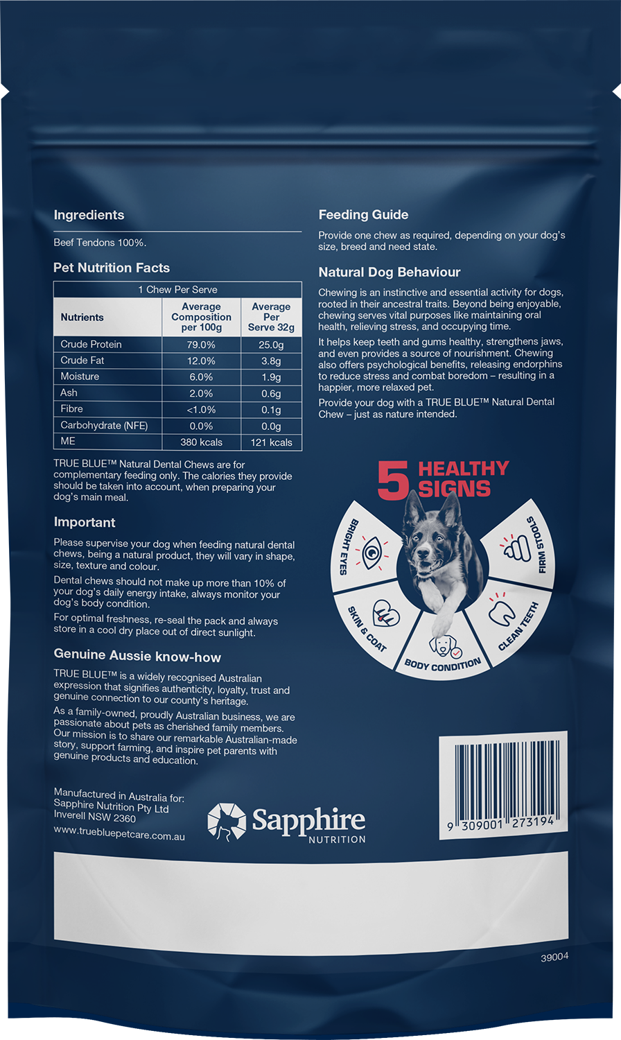 True Blue Dental Chews 3pk