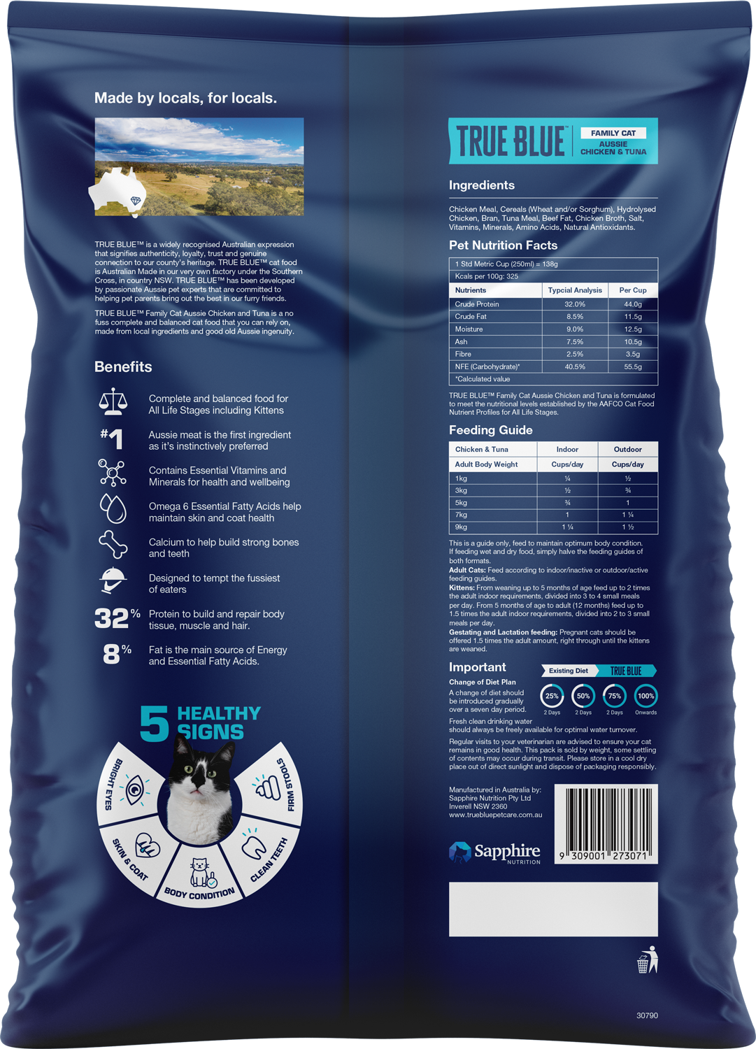 True Blue Cat (10kg Chicken & Tuna)