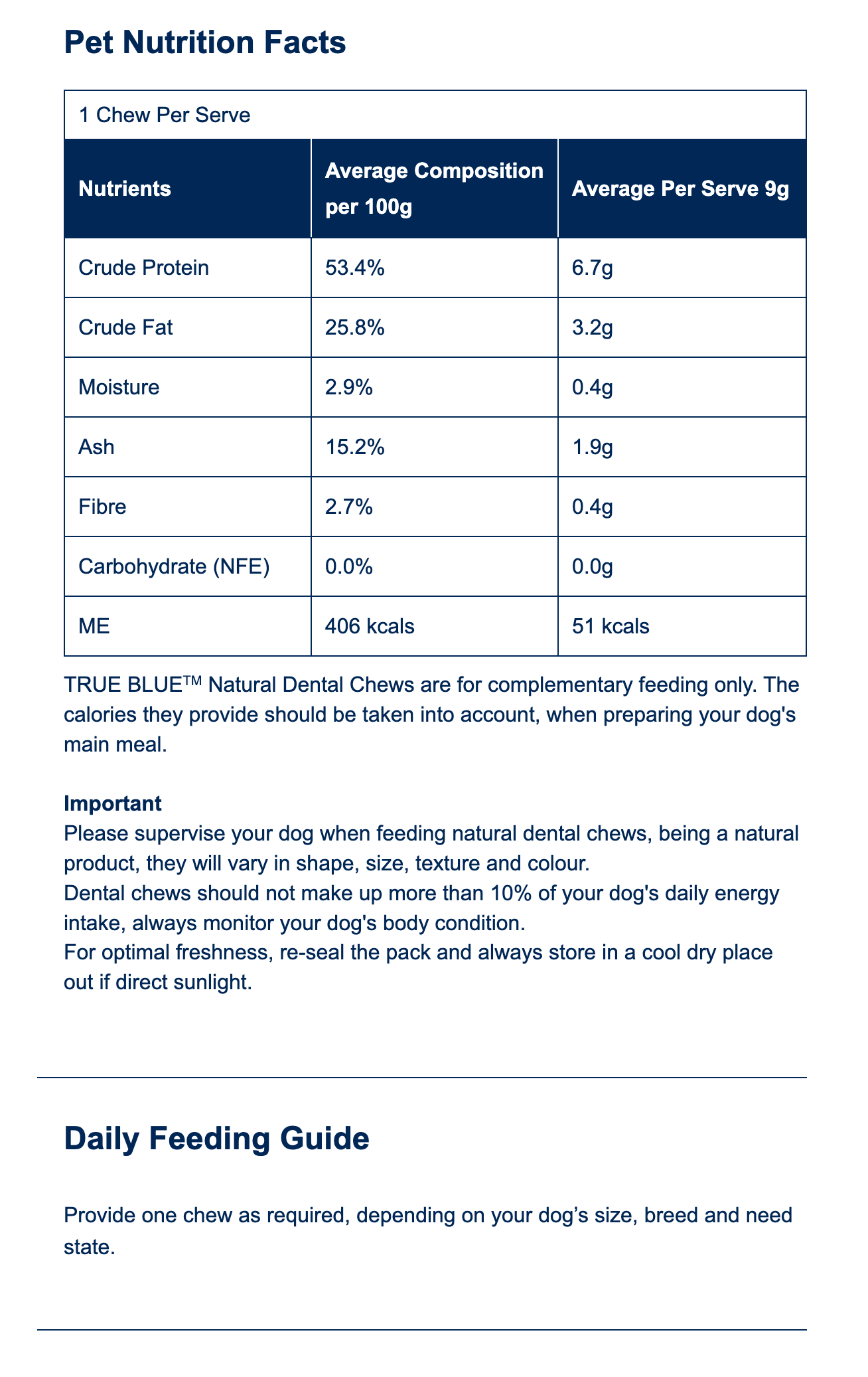 True Blue Treats Kangaroo Cubes (60g)