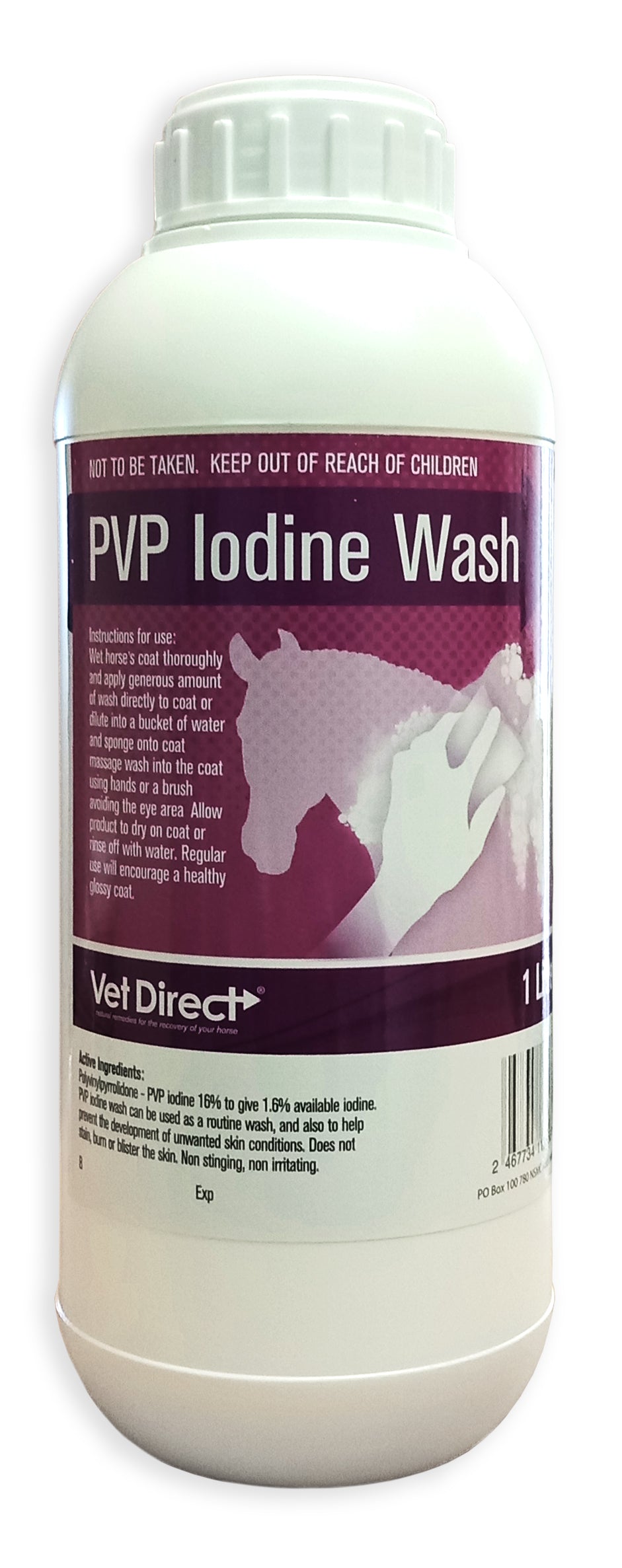 Vet Direct PVP Iodine Wash One / 500ml