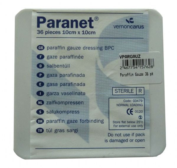 Paraffin Gauze 36 pk