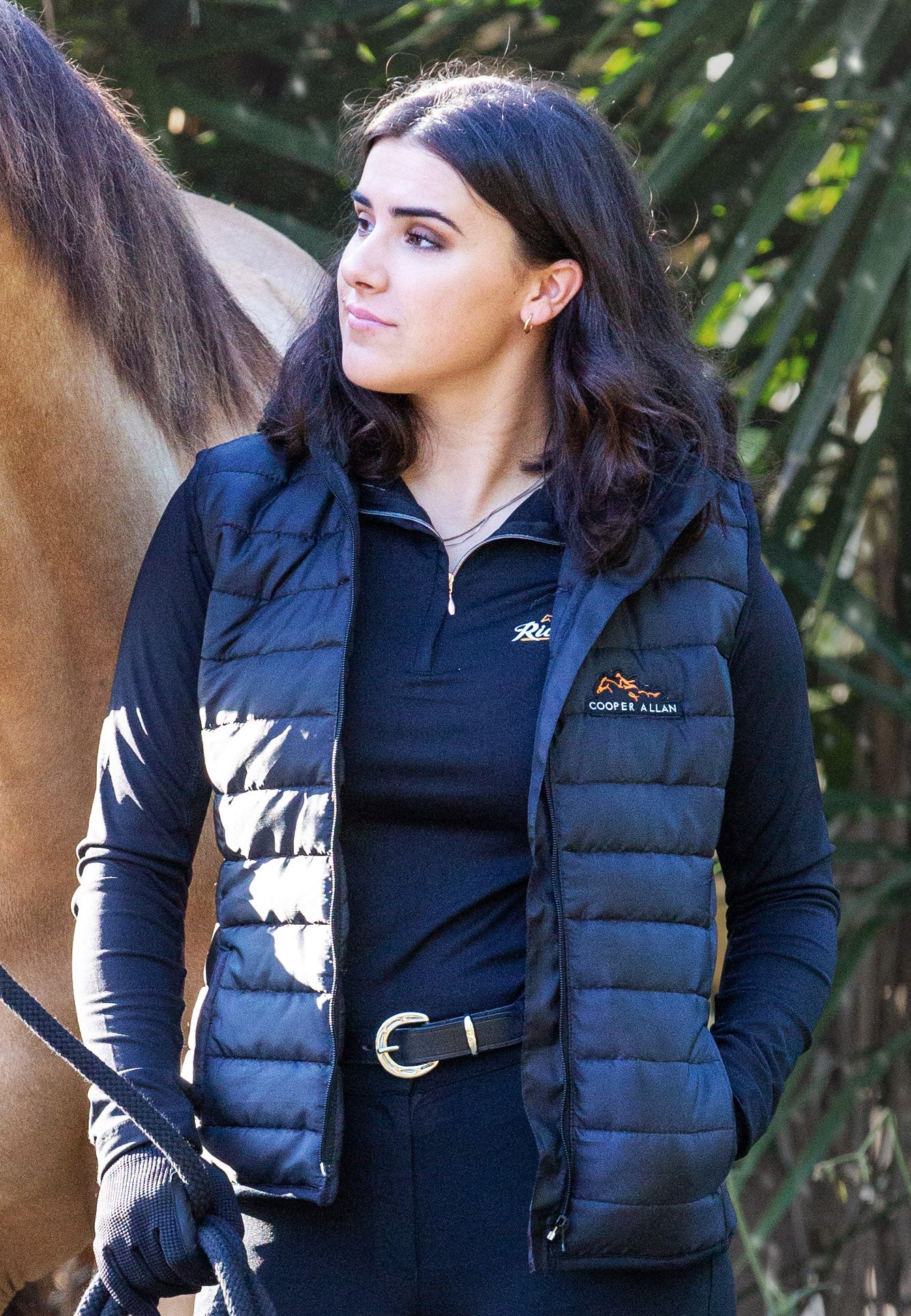 CA Riders Quilted Vest Black / X Large