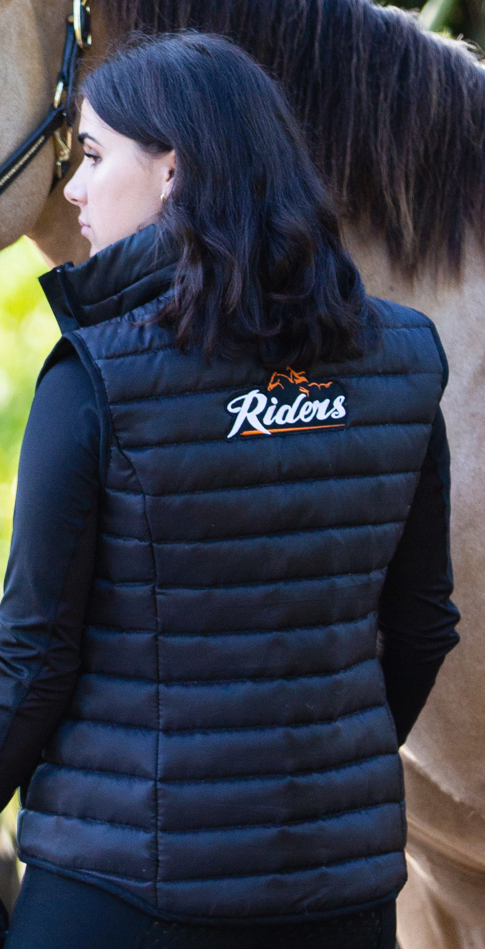 CA Riders Quilted Vest Black / X Large